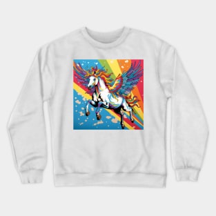 Pride Pegasus Pop Art 2 Crewneck Sweatshirt